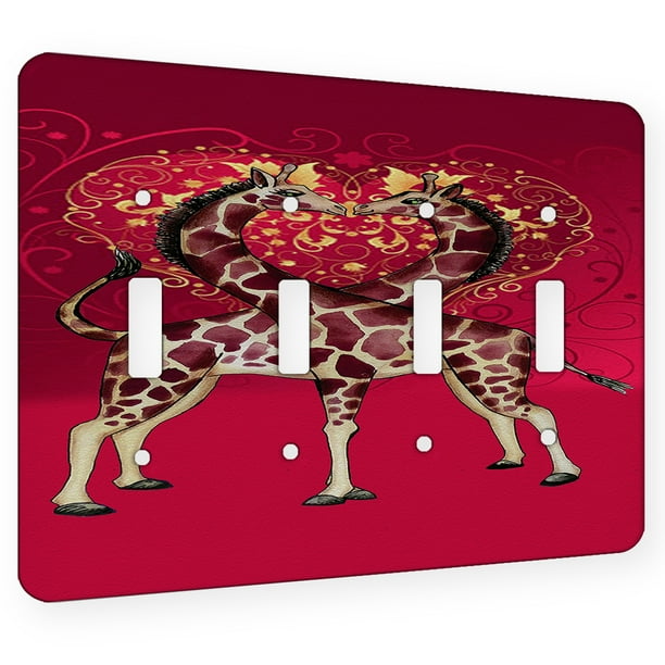 Giraffe Love Switchplate Switch Plate Cover Giraffe Love Switchplate Switch Plate Cover